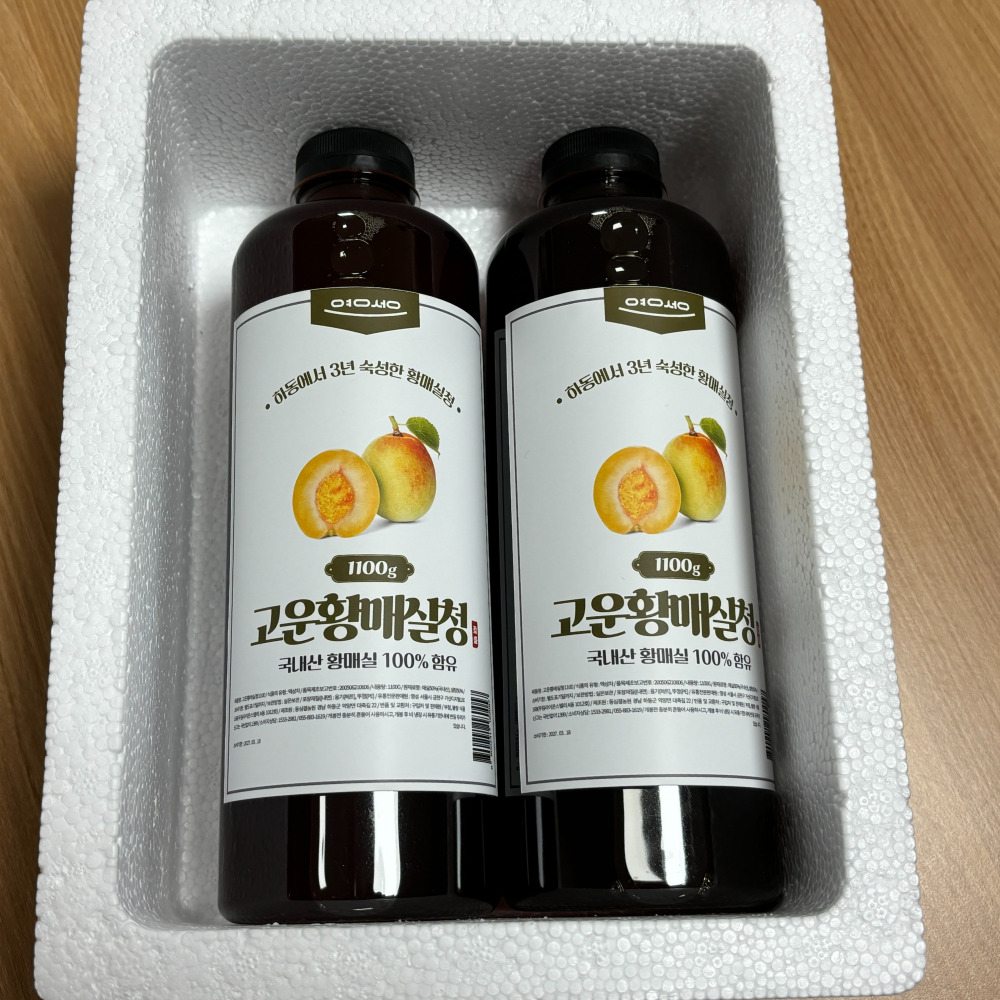 3년 숙성 하동 고운 황매실청 임산부 매실 원액 액기스 엑기스 1100g - 상세 이미지 5