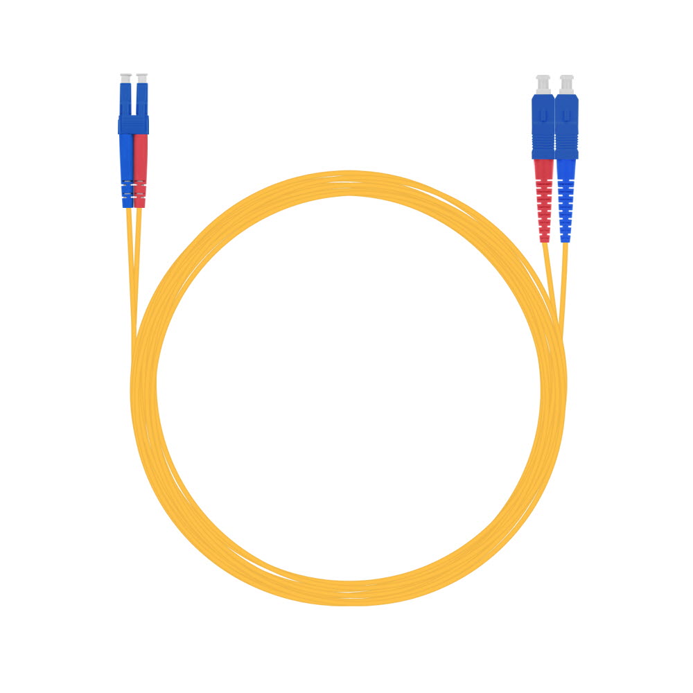 넥스트유 LC-SC 싱글모드 광 패치코드 케이블 점퍼코드 SFP 3m, 1개 - 상품 이미지