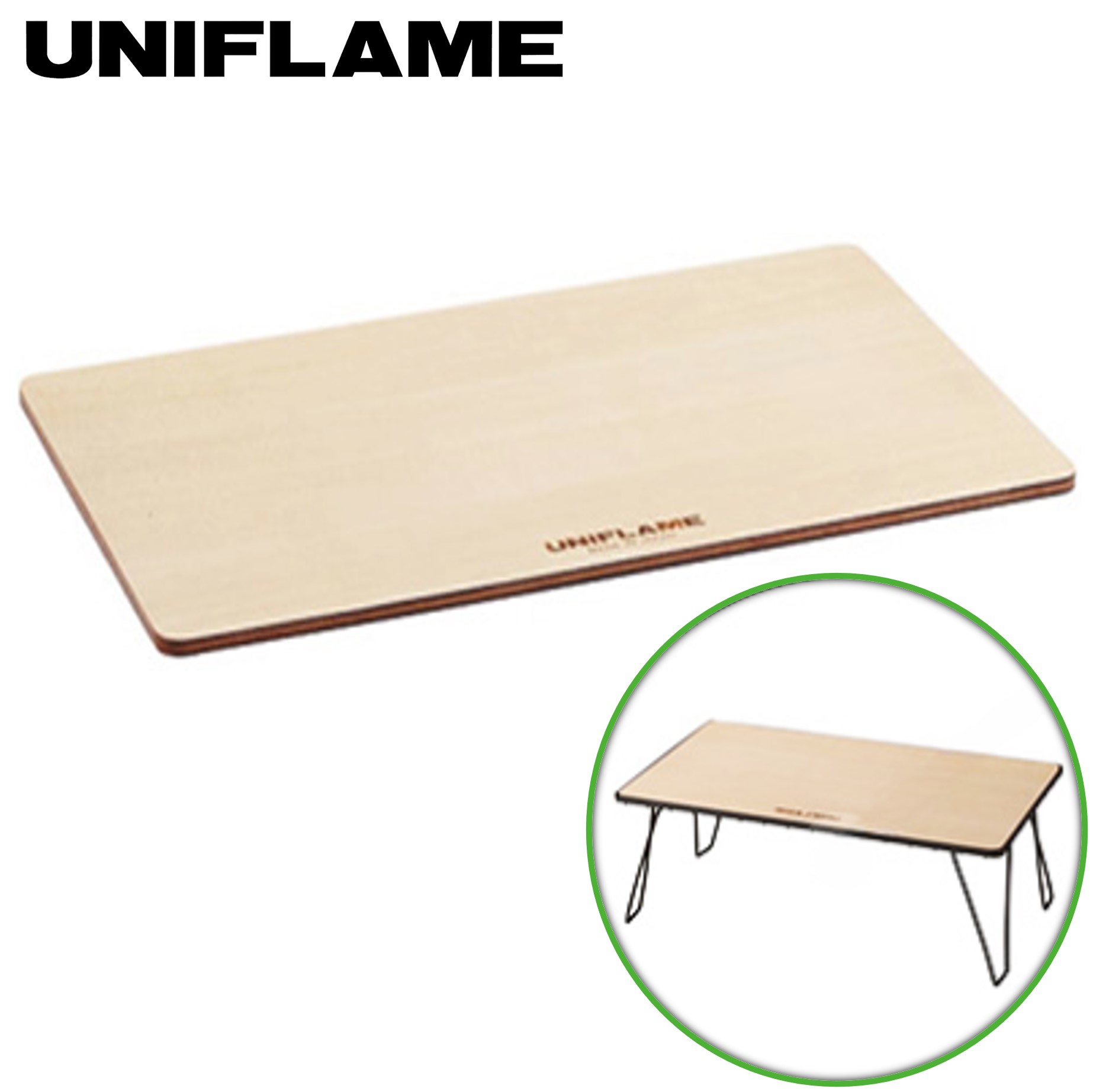 유니프레임 상판 풀 우드 필드랙 테이블 호환