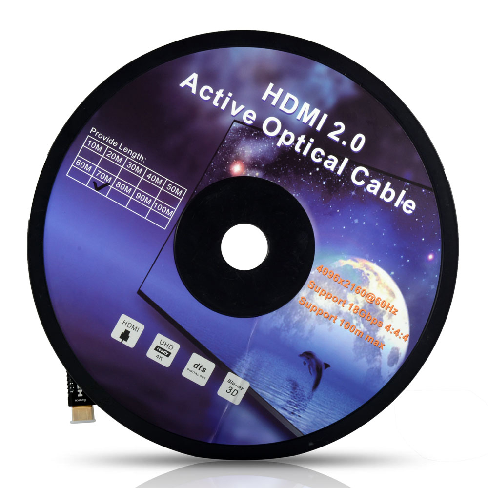 넥스트유 HDMI2.0 AOC 하이브리드 광케이블 2HAOC 10m, 1개 - 상세 이미지 2