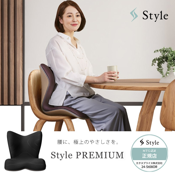 스타일 STYLE 프리미엄 MTG 자세 교정 골반 받침 의자 YS-AL03A 블랙 - 메인 이미지