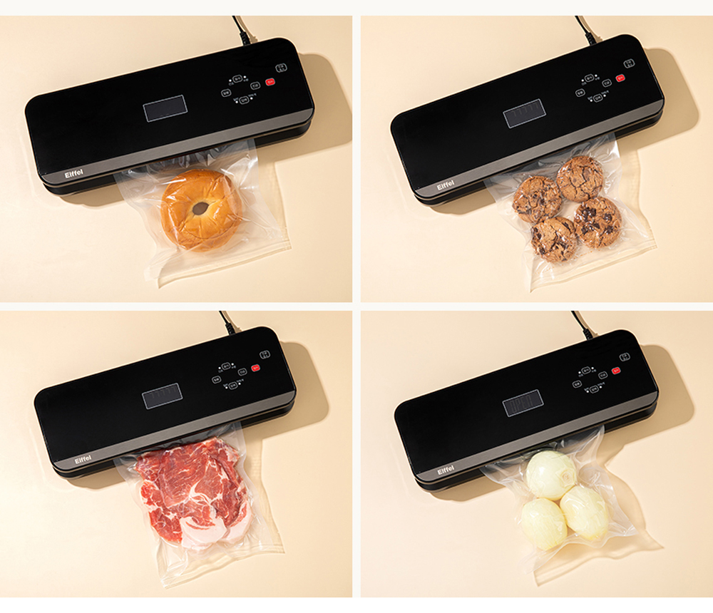 에펠 원터치 진공포장기 가정용 진공압축기 수비드 밀봉 음식포장 초강력 EF-VS6680