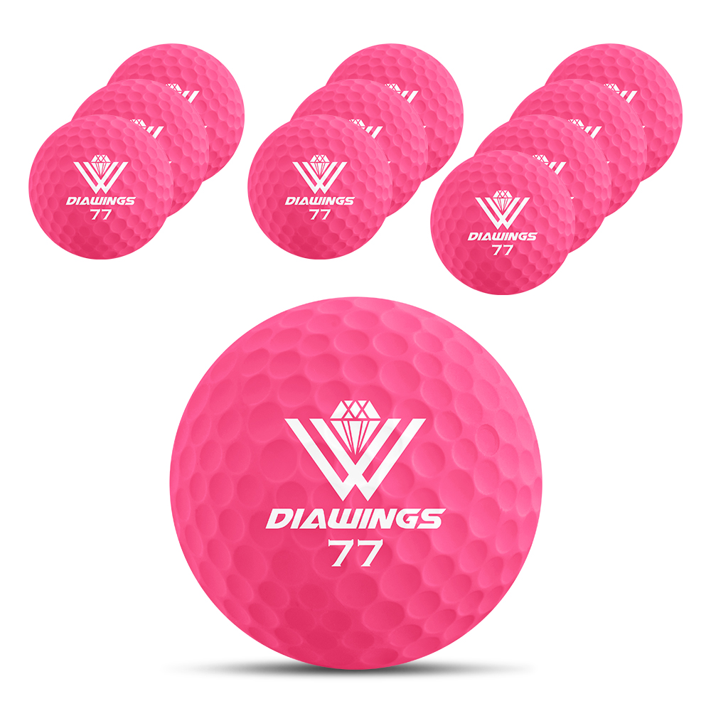 [10알] 다이아윙스 고반발 비거리 전용 장타 스크린골프공 M2 화이트 이미지 2