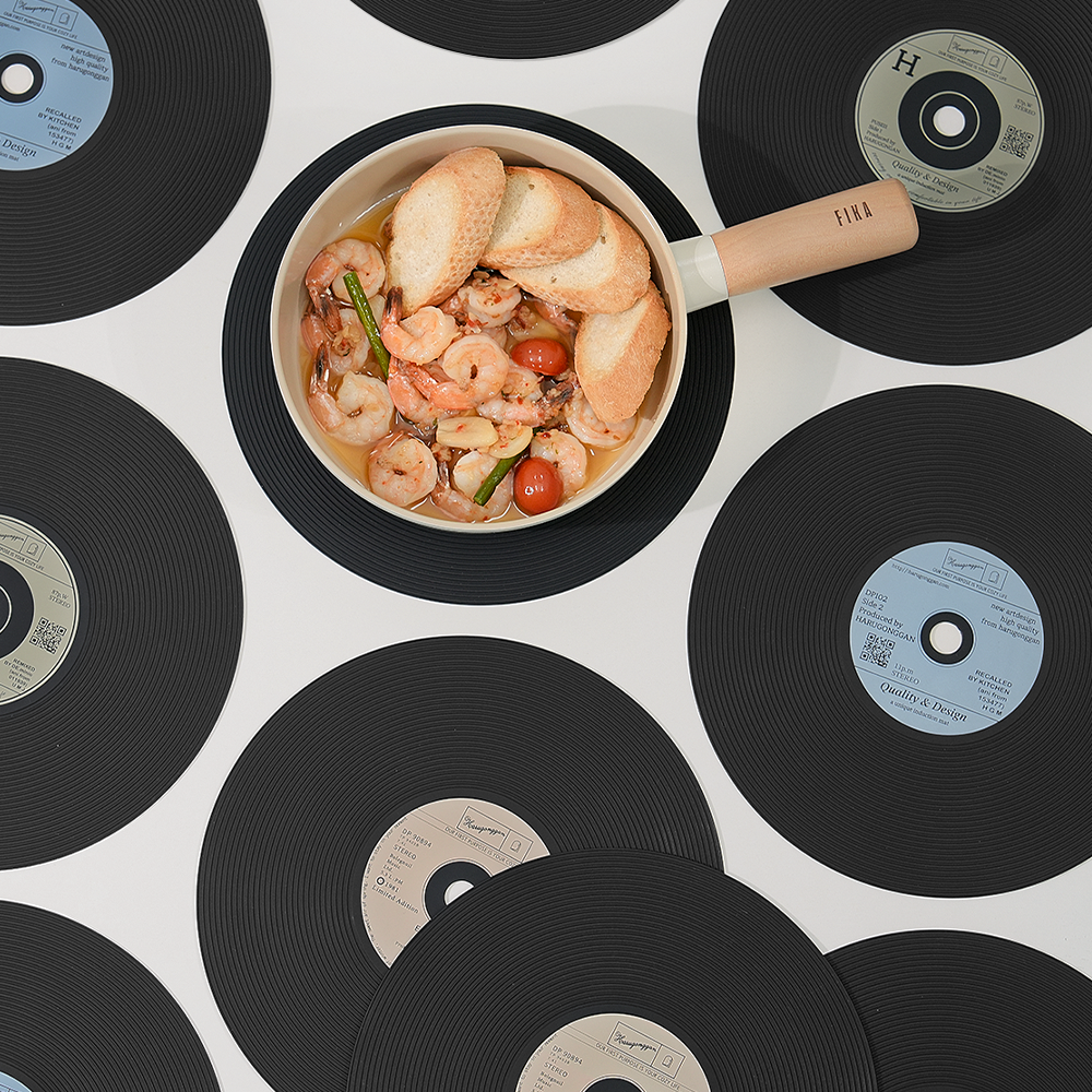 [네이버 단독구성] 하루의공간 LP 인덕션 보호 실리콘 매트 3개 세트