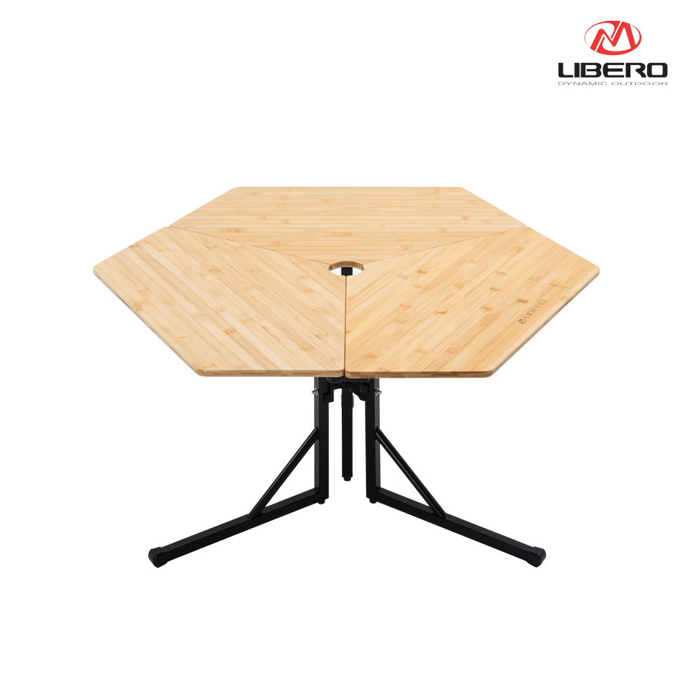 [리베로] 헥사 뱀부 테이블 M