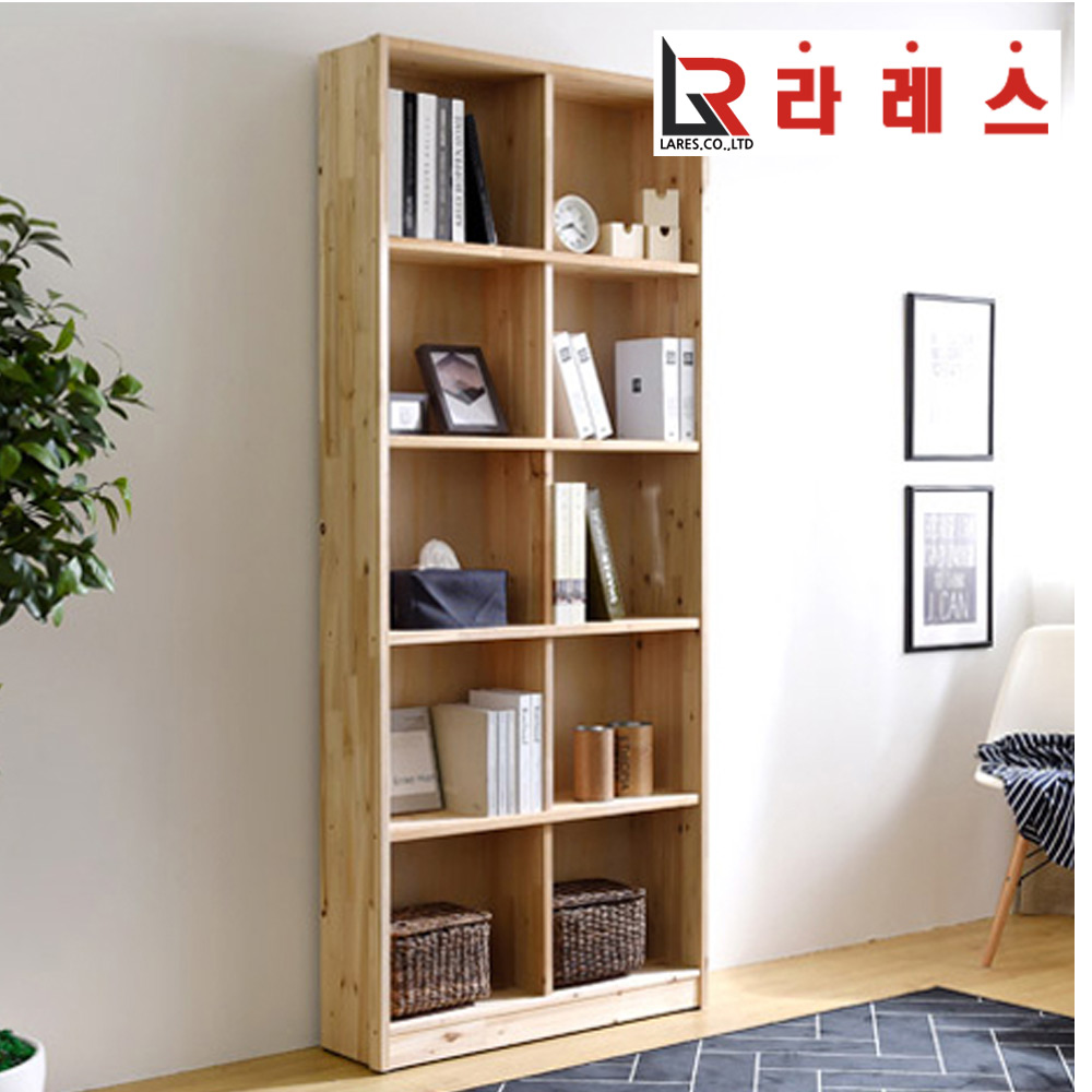 프라임 삼나무 5단 850 책장 - 상품 이미지