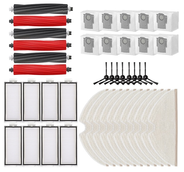 [호환] 로보락 Q8 Max Plus 소모품 물걸레 더스트백 브러쉬 필터 제이상점 1년 패키지 이미지 2