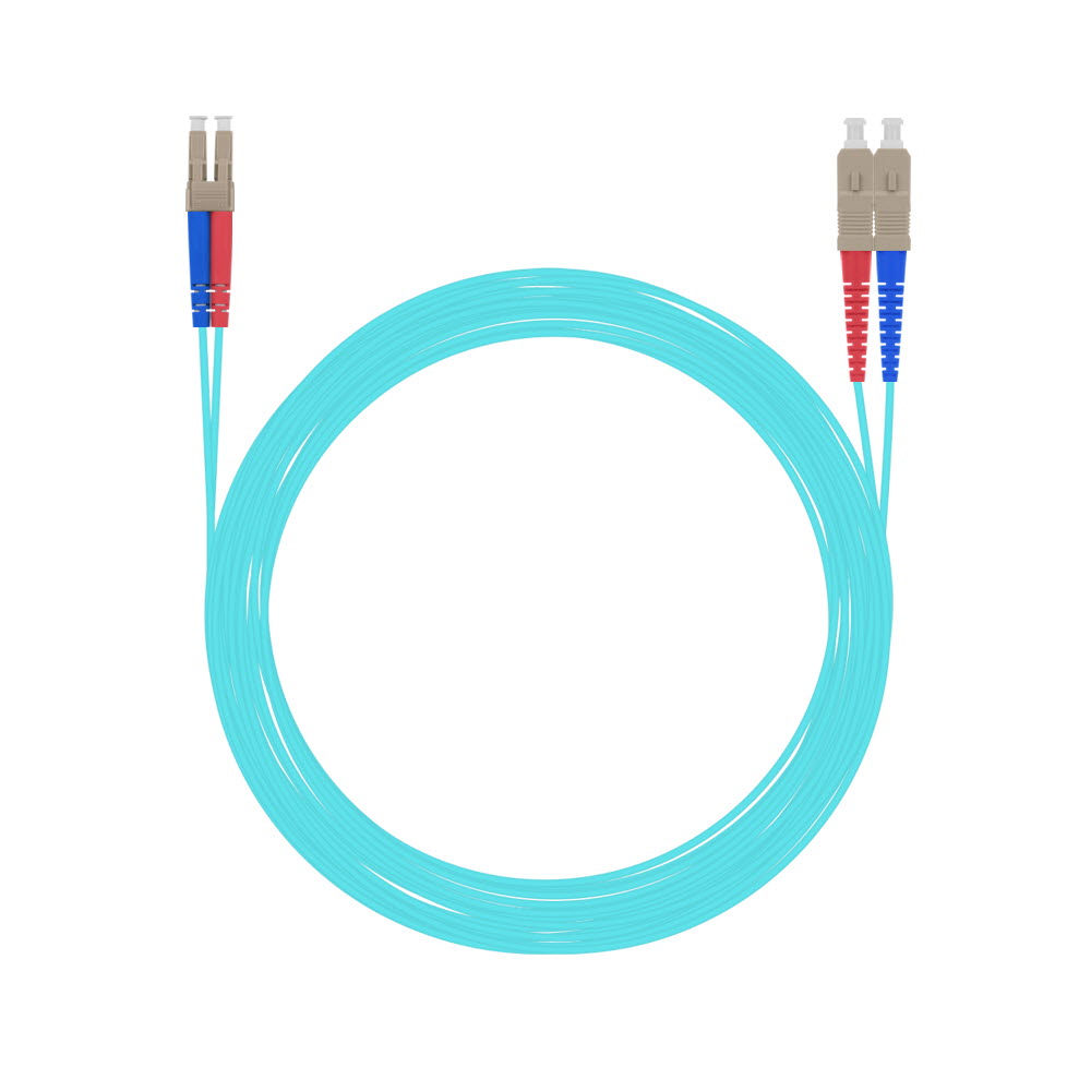 넥스트유 LC-SC 멀티모드 광 패치코드 SFP+ 10Gbps OM3규격 5m, 1개 - 상품 이미지