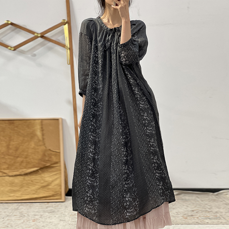 오버핏린넨원피스 모시옷 빅사이즈 미시옷