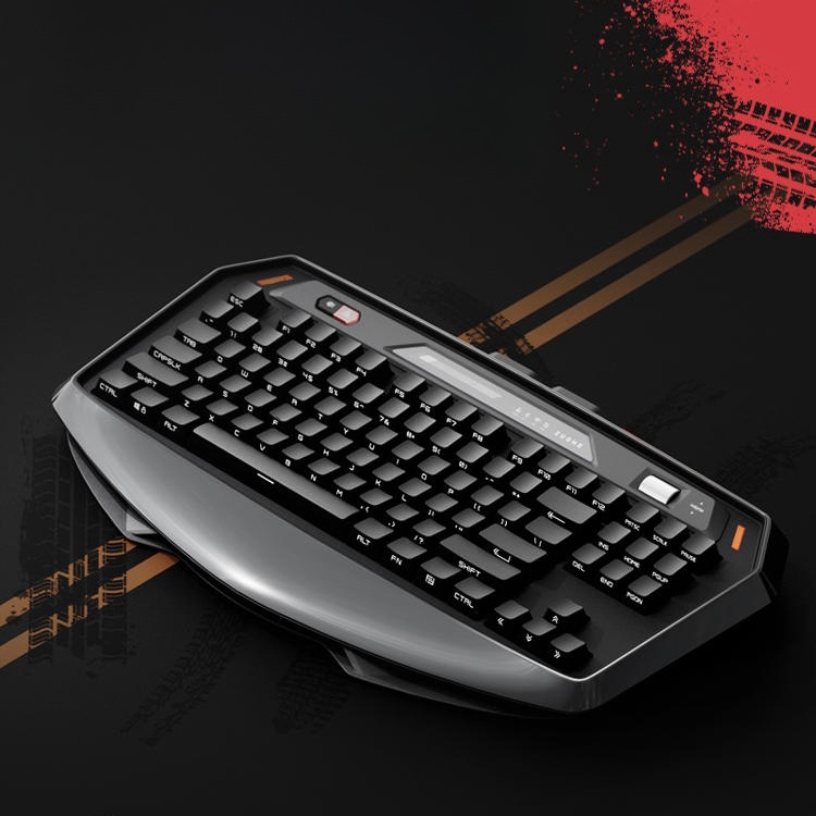 ZUOHE Max870 기계식 키보드 스포츠카 게이밍 키보드 블랙 - 상품 이미지