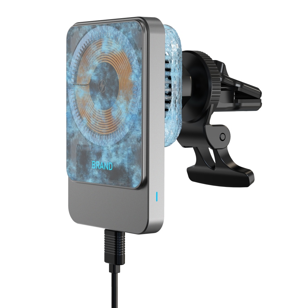 맥세이프 차량용 충전기 거치대 송풍구 쿨링팬 무선 삼성 갤럭시 Z플립7 Z폴드7