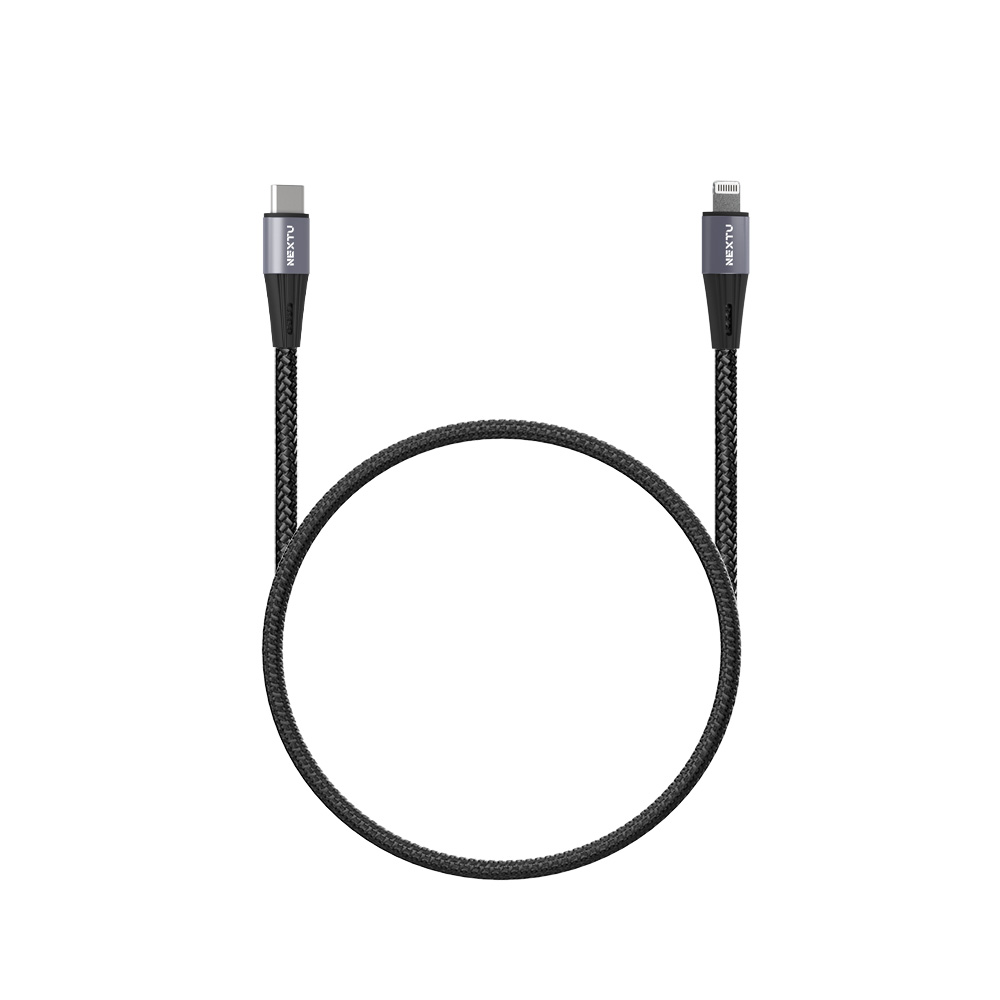 넥스트유 케라도 C to 라이트닝 8핀 고속충전 데이터 케이블 0.3m, 1개