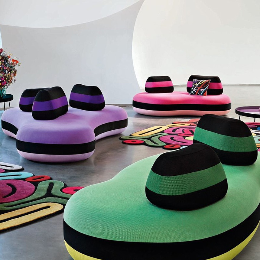 로쉐보보아 봄봄 패브릭 조약돌 라운지 소파 Roche Bobois Bombom Sofa - 상세 이미지 5