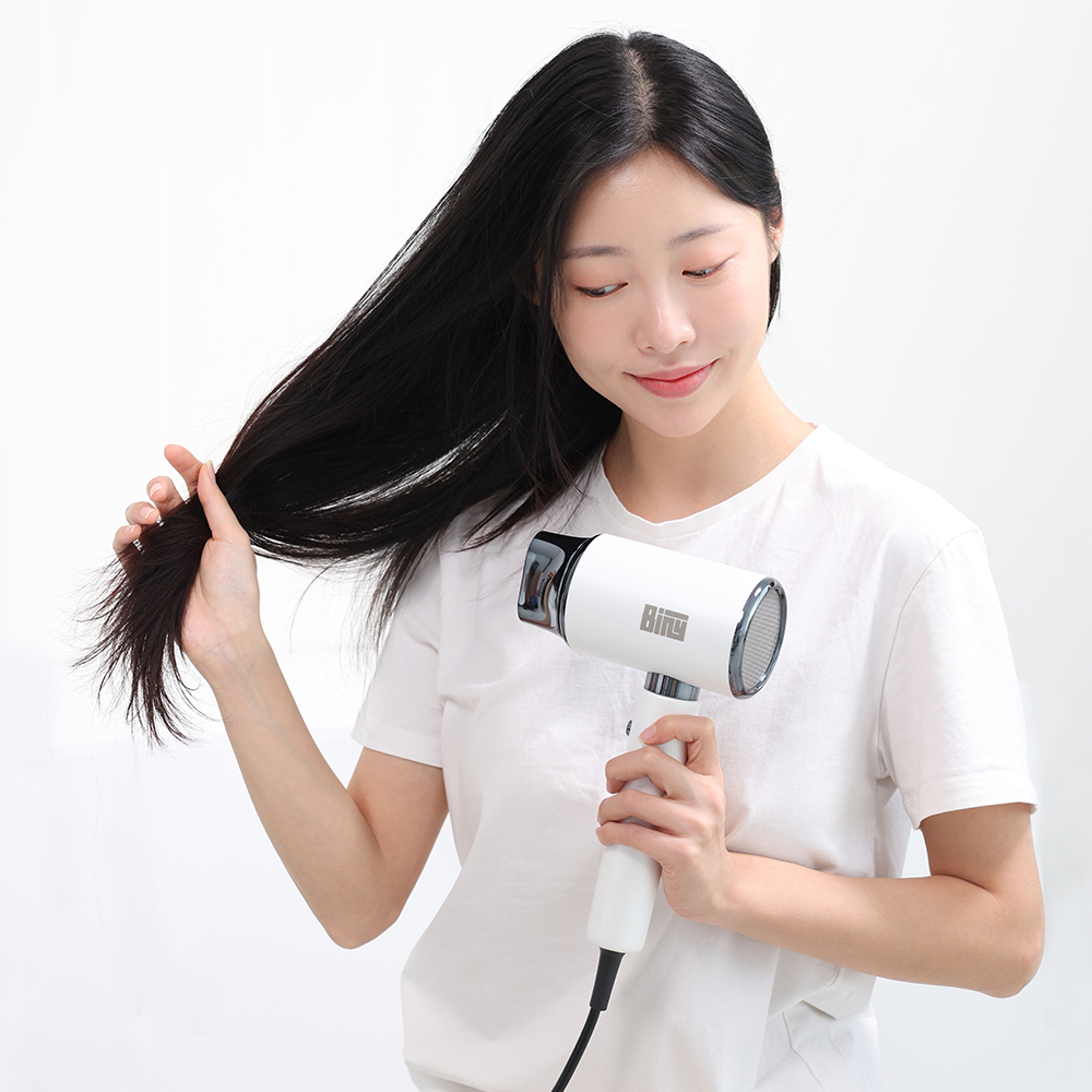 바이니 기숙사 미니 드라이기 소형 가벼운 헤어 드라이어 여행용 전문가용 미용실 업소용 - 상세 이미지 3