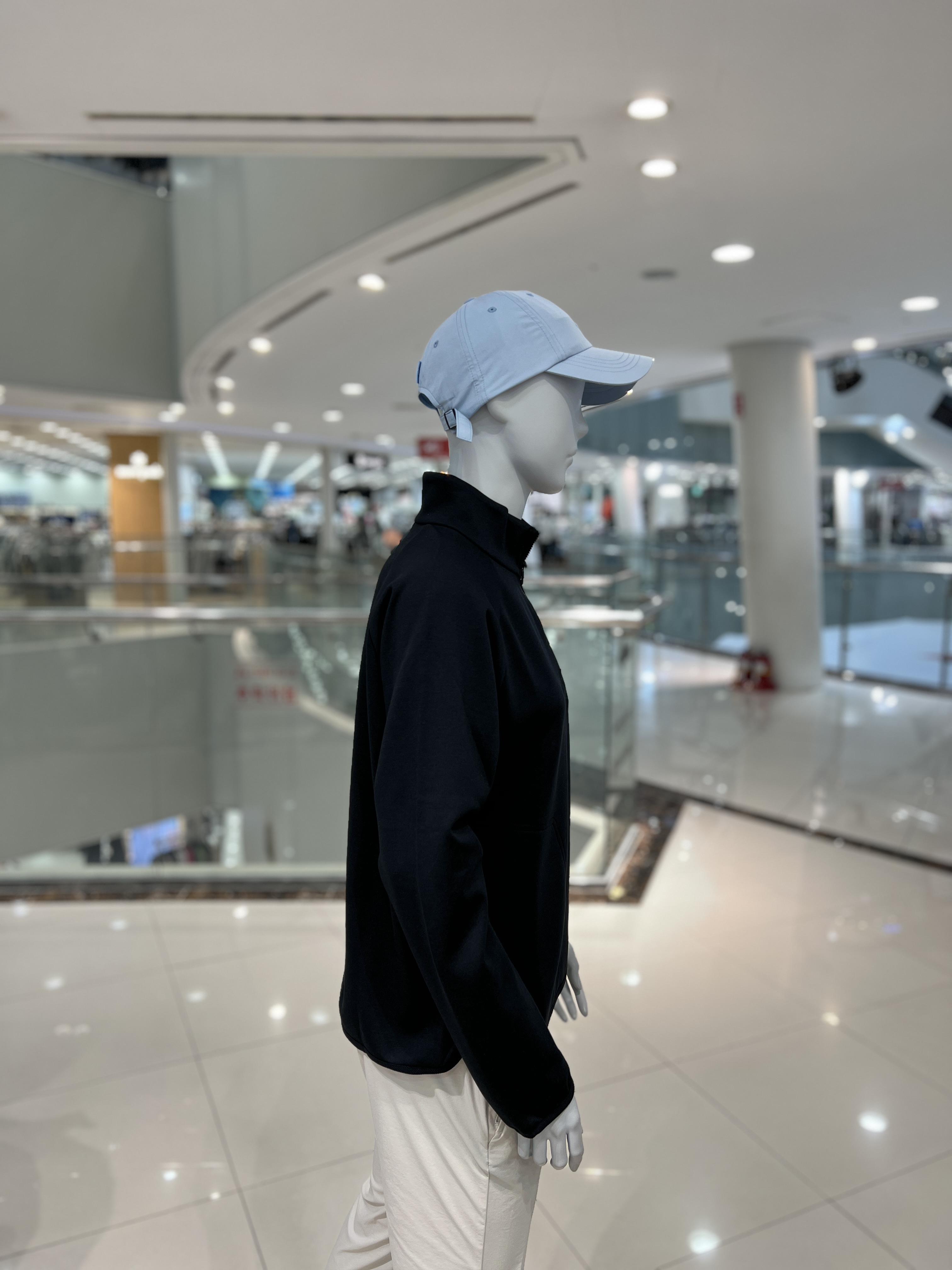 아이더 여성 등산복 긴팔 상의 반집업 티셔츠 WU23205 이미지 6