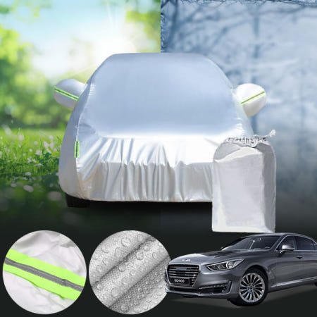 배터리온 EQ900 외부주차 필수품 자동차 바디커버 실버 XXL 자외선차단 내장재보호 성애방지