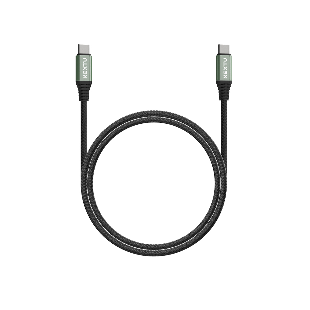 넥스트유 C to C 100W PD 초고속 충전 케이블 1m, 1개