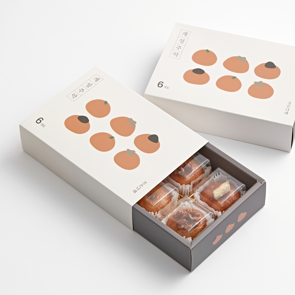 조은나래 개성주악 개성약과 6구 혼합고명 호박씨 호두정과 도라지정과 고명구성