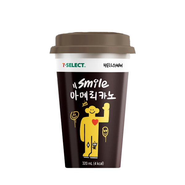 헬로맨 아메리카노 컵커피 320ml : top탑몰