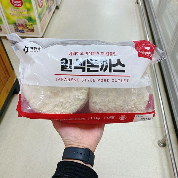 아워홈 일식 돈까스 120g x 10입 : 쿨룩스토어