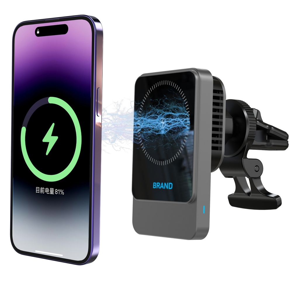 맥세이프 차량용 충전기 거치대 송풍구 쿨링팬 무선 삼성 갤럭시 Z플립7 Z폴드7