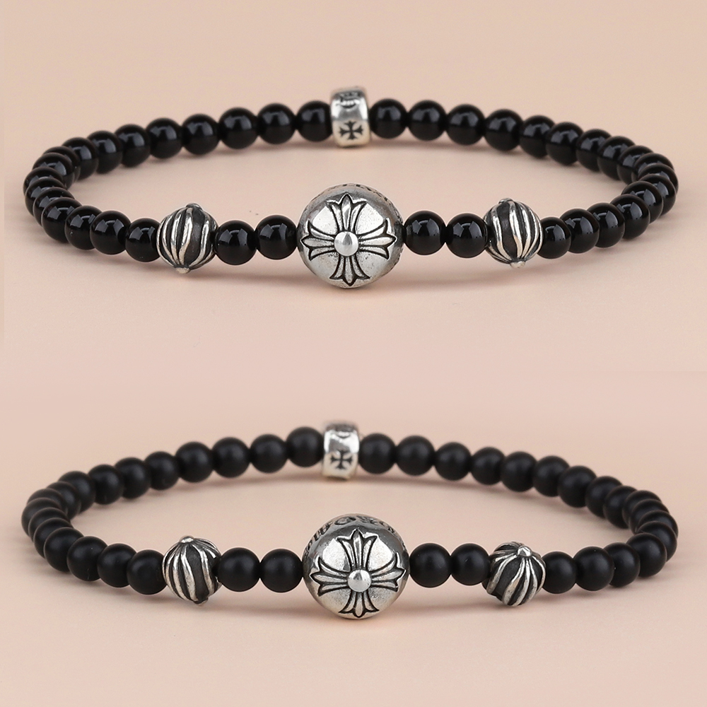 오닉스팔찌 원석 남자팔찌 우정 커플팔찌 여자 bracelet - 상품 이미지