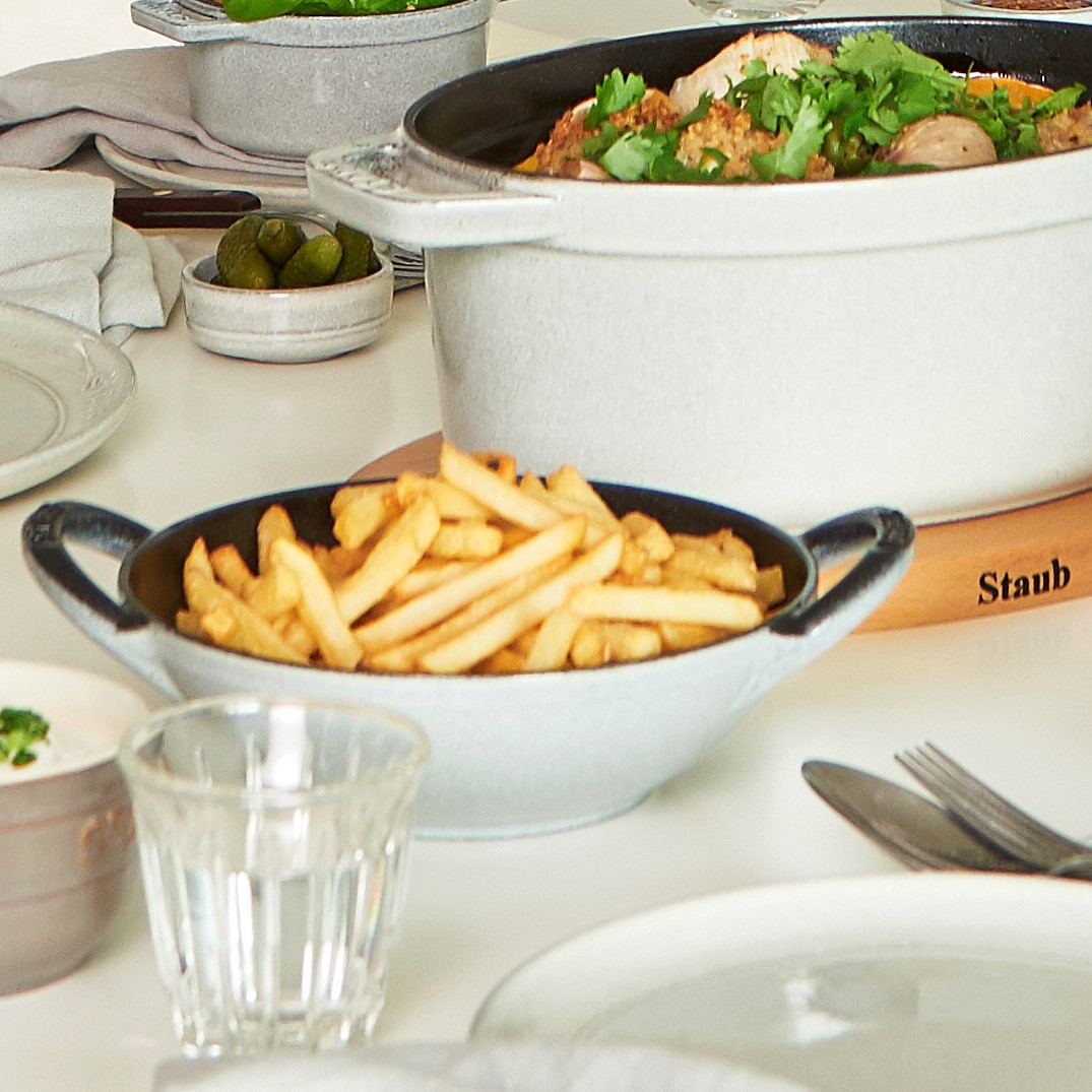 꼬깔손잡이증정 ST3117107 스타우브 베이비웍 화이트 트러플 16cm