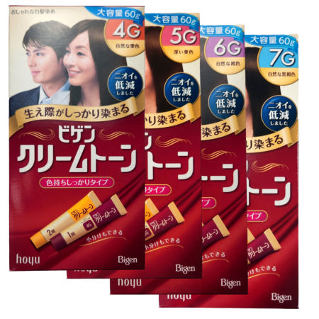 비겐크림톤 염색약 4-7G 60g 새치염색 흰머리 셀프 염모제 대용량