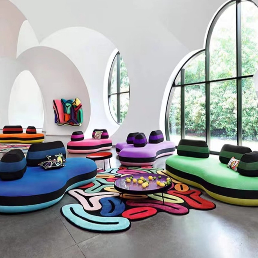 로쉐보보아 봄봄 패브릭 조약돌 라운지 소파 Roche Bobois Bombom Sofa - 상세 이미지 4