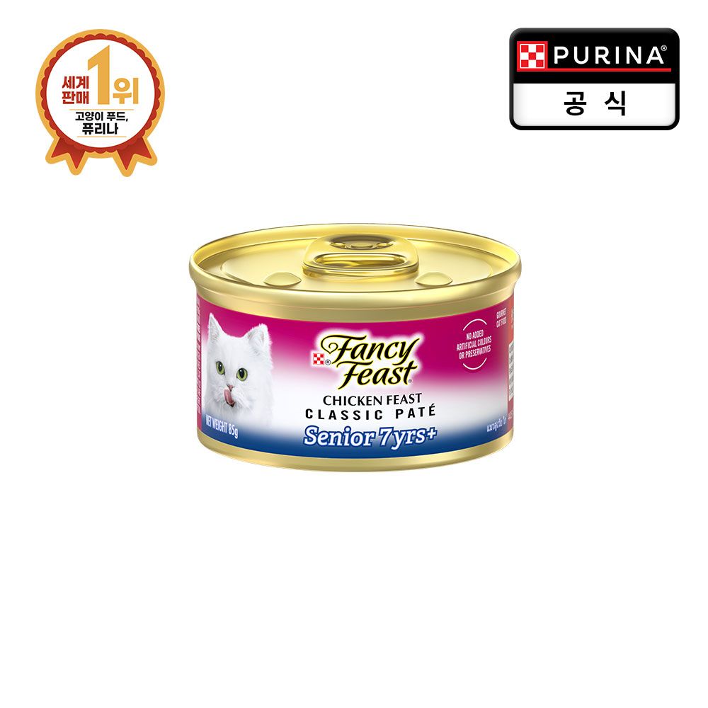 팬시피스트 화이트라벨 노령묘 치킨 85g - 메인 이미지