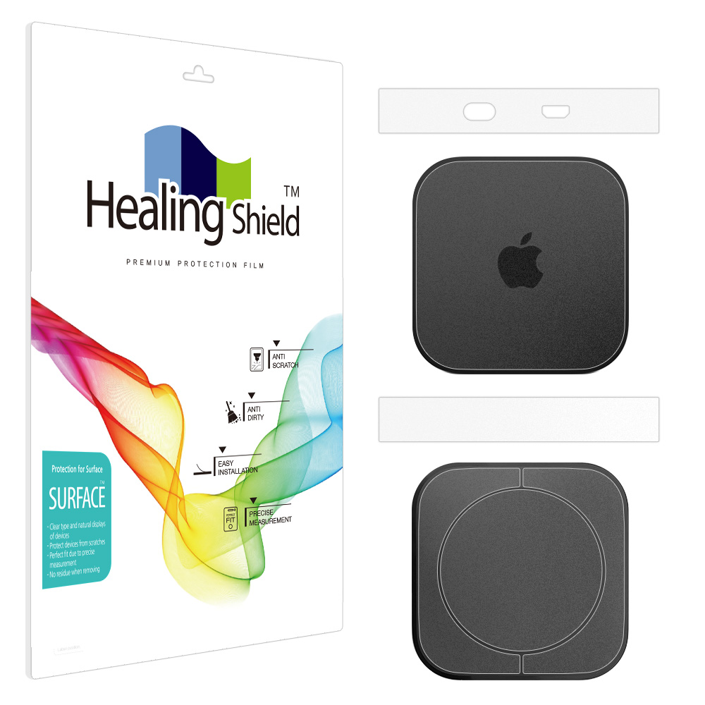 애플TV 7세대 WiFi 본체 무광 외부보호필름 세트