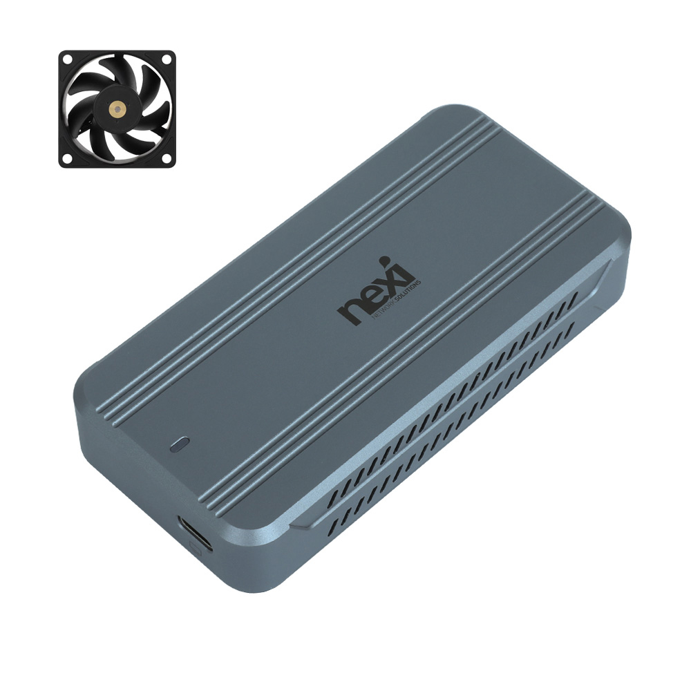 썬더볼트4 외장 하드 케이스 40Gbps M.2 NVMe SSD 쿨러 쿨링팬 SDD 리더