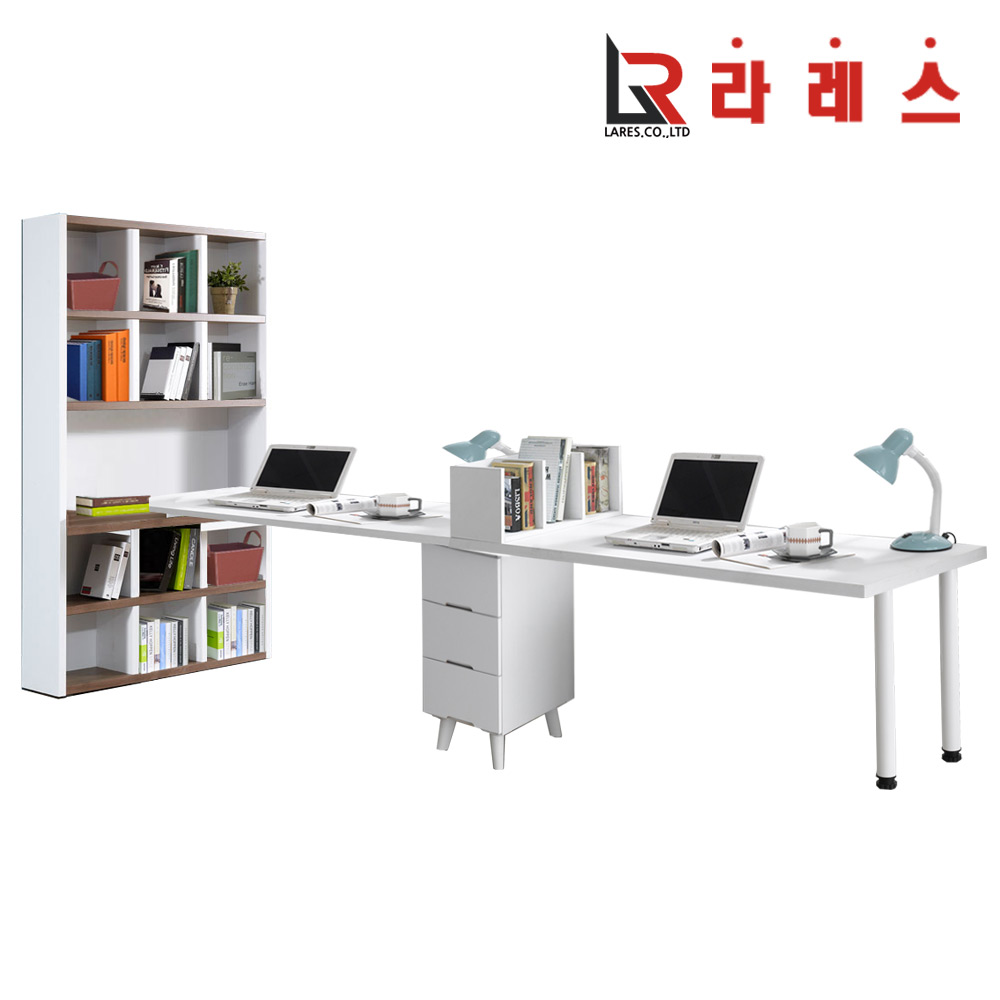 1200책장 and 트윈2600책상 - 상품 이미지