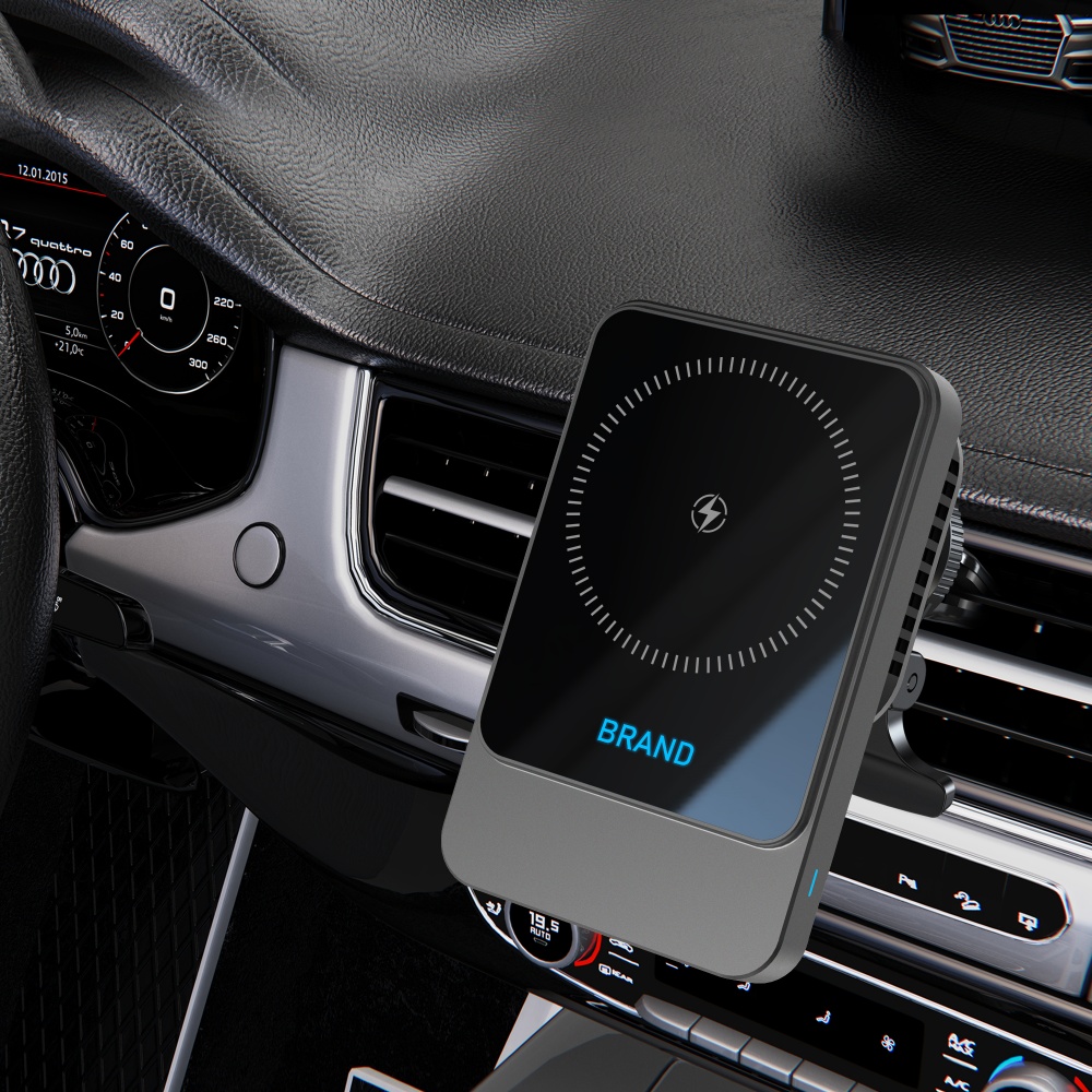 맥세이프 차량용 충전기 거치대 송풍구 쿨링팬 무선 삼성 갤럭시 Z플립7 Z폴드7