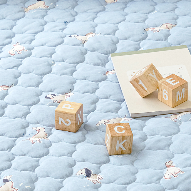 세사온라인 키즈 알러지케어 침대 방수패드 도기, SS(슈퍼싱글)