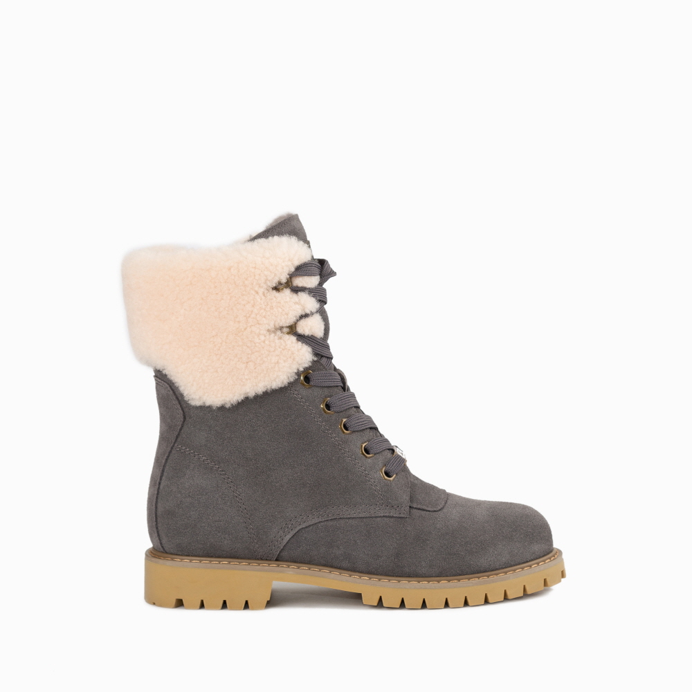 호주 오즈웨어 릴리아나 시어링 ZIP 여성 어그 부츠 OB376 II - 상세 이미지 4