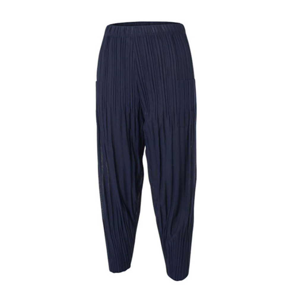 촌캉스룩 어르신 아줌마 바지 할매옷 할머니 고무줄 배기팬츠 - 상세 이미지 2