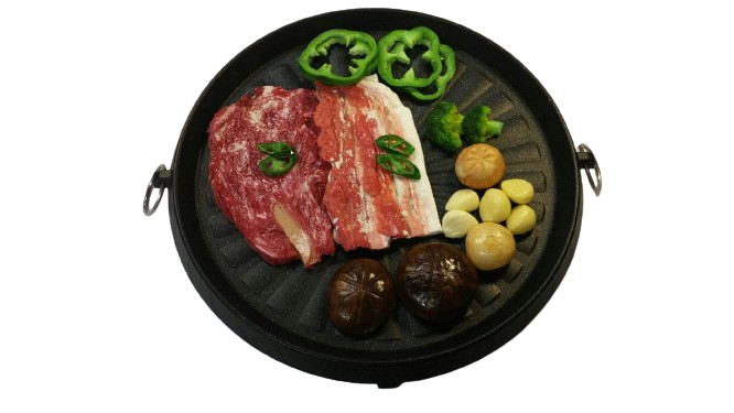 국산 고기불판 E-조은 구이판 M-600 마블 원형전골구이판 - 상세 이미지 4