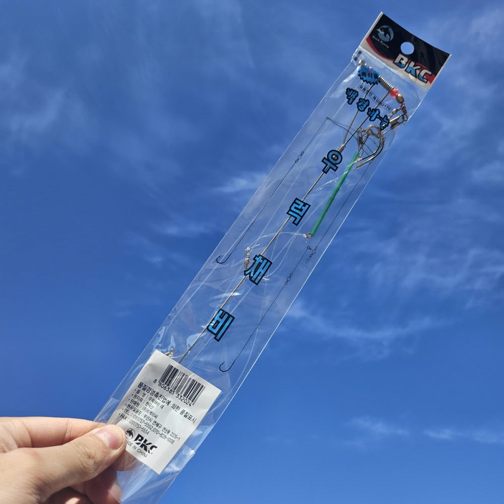 백경 외수질 선상 우럭바늘 카드채비 BK-400 소 - 메인 이미지