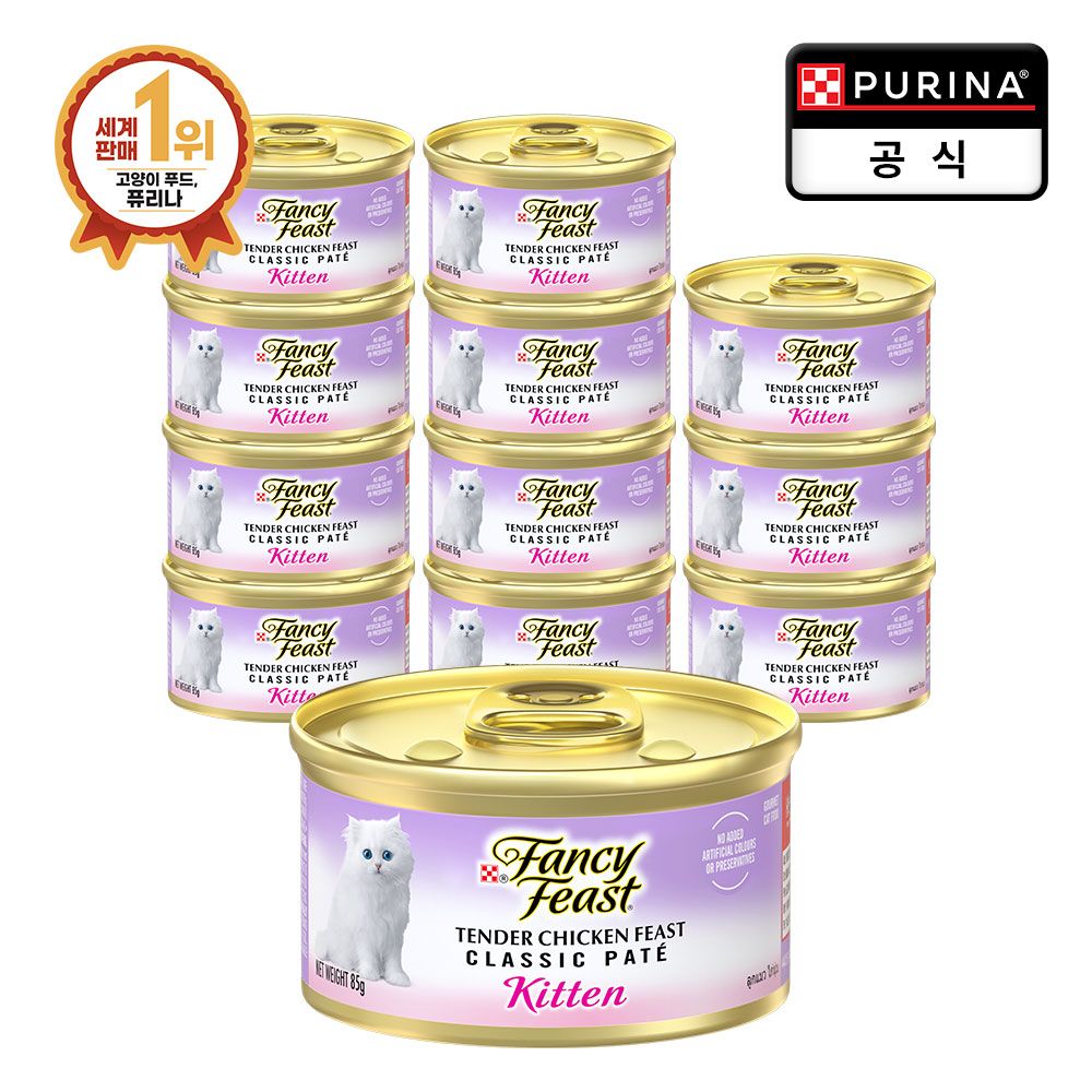 팬시피스트 화이트라벨 키튼치킨 85g x 12개 - 메인 이미지