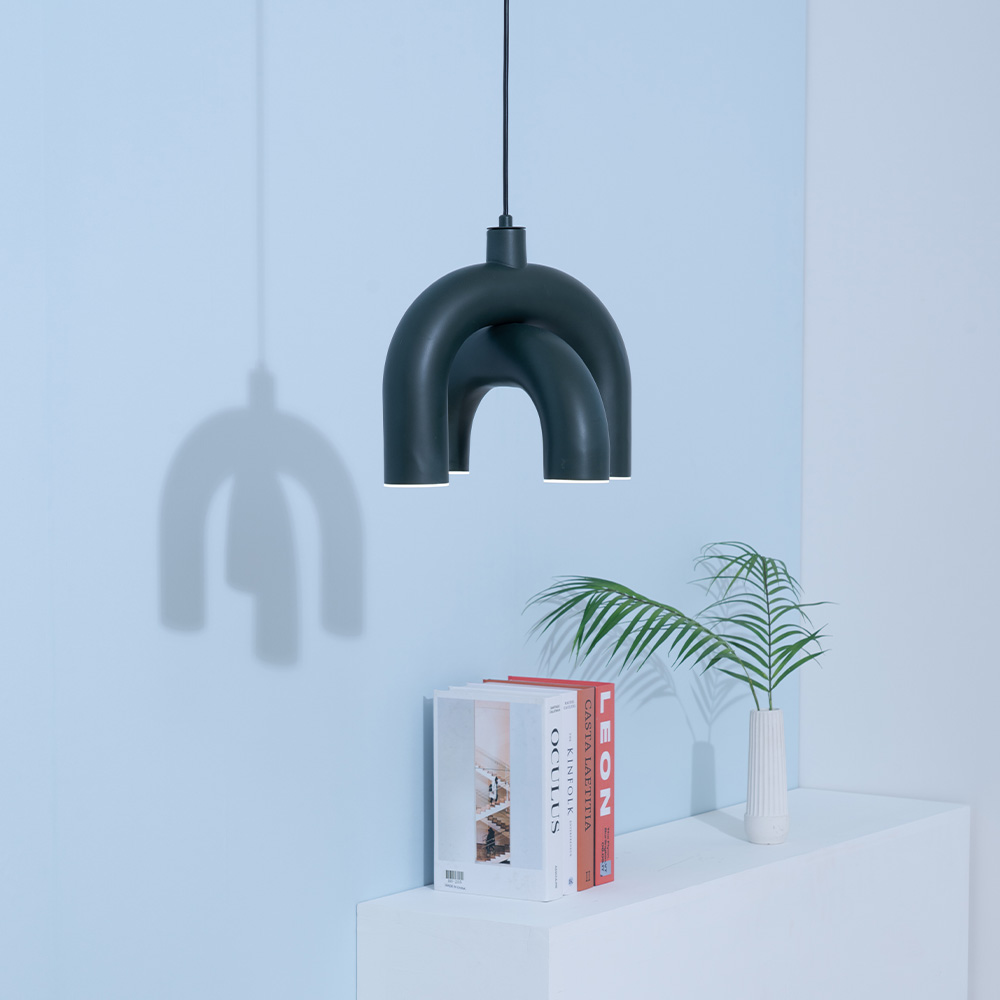 LED 식탁조명 식탁등 보글 4등 30W 그린