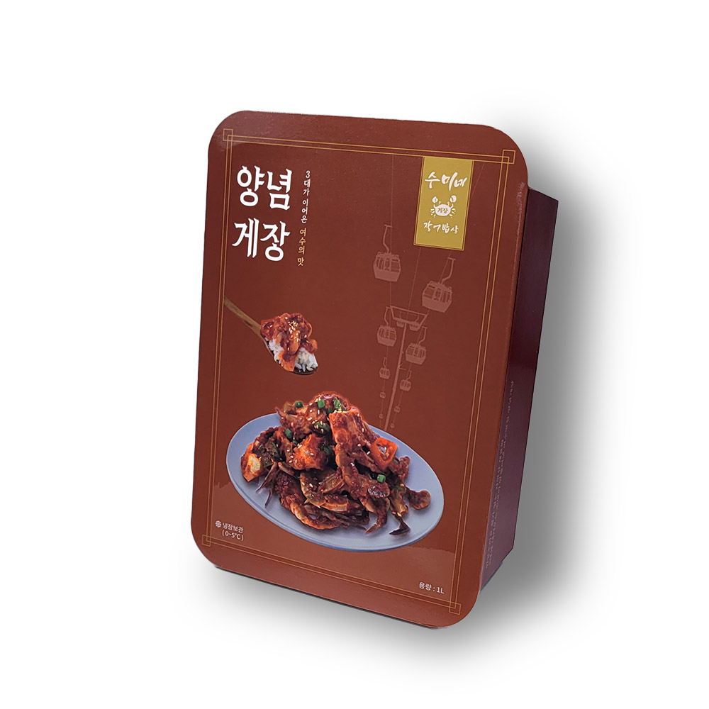 여수 수미네게장밥상 본점/ 명품 양념게장 게장맛집 특제소스 속이 꽉찬 수제 삼점 암꽂게장 택배 포장 - 상세 이미지 2