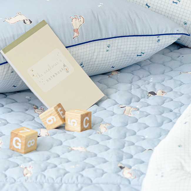 세사온라인 키즈 알러지케어 침대 방수패드 도기, SS(슈퍼싱글)