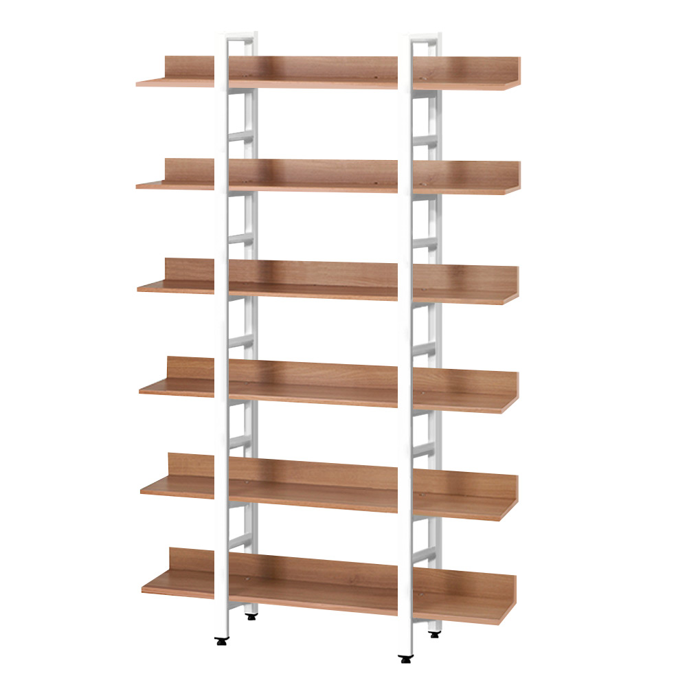 엘레나 5단1200 와이드 수납책장 화이트