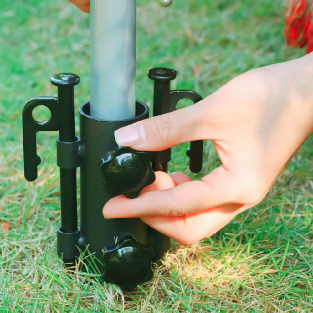 파라솔 폴대고정디펜더 천막행사고정지지대 조임나사식 공연이벤트