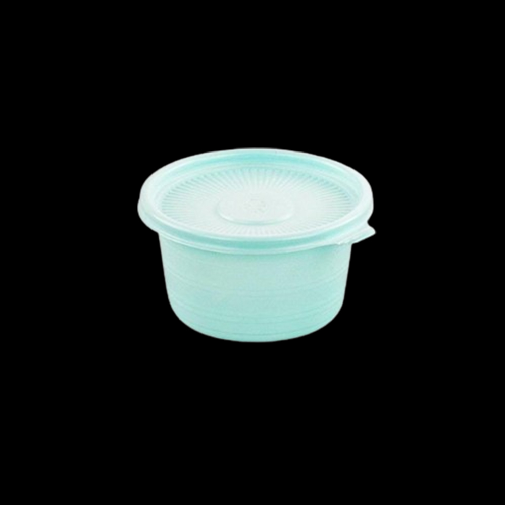 1000개 세트 일회용 포장 용기 배달 음식 300ml 원형 반찬 김치 국 소스 단무지 - 상품 이미지