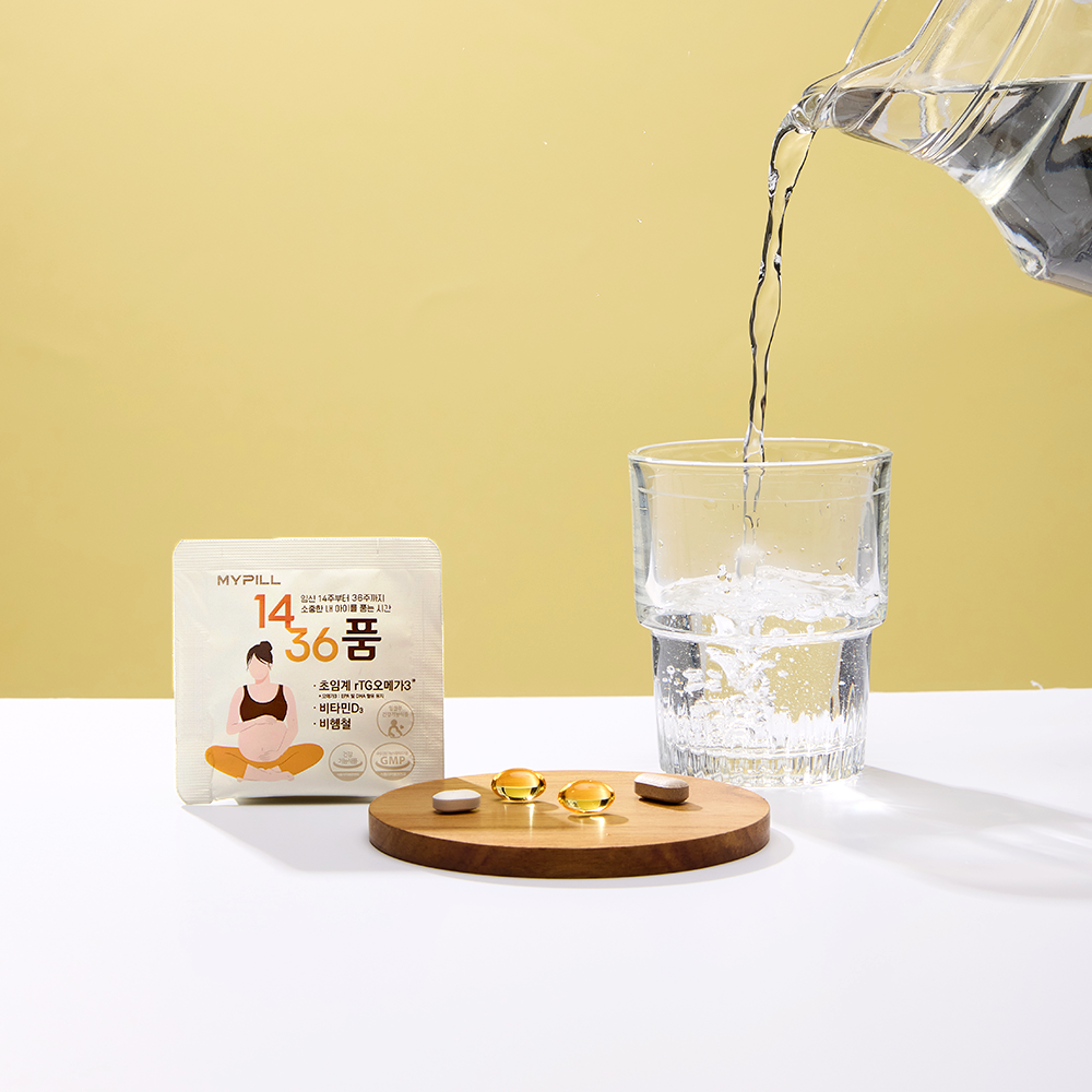마이필 1436품 임신 중기 임산부 영양제 오메가3 비타민D 철분 올인원 멀티팩 영양제