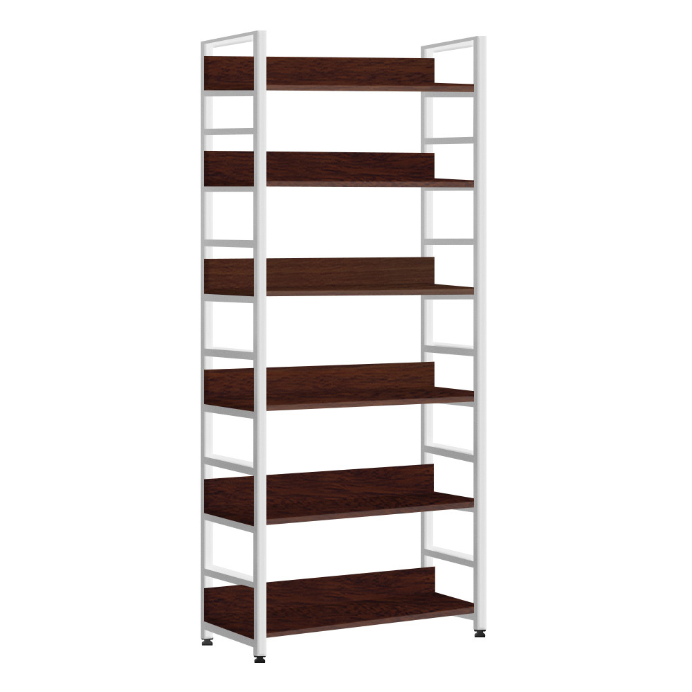 소파아이방책장 슬림가로소형 lp수납함레아 L자형 6단600 H 철제책장 월넛