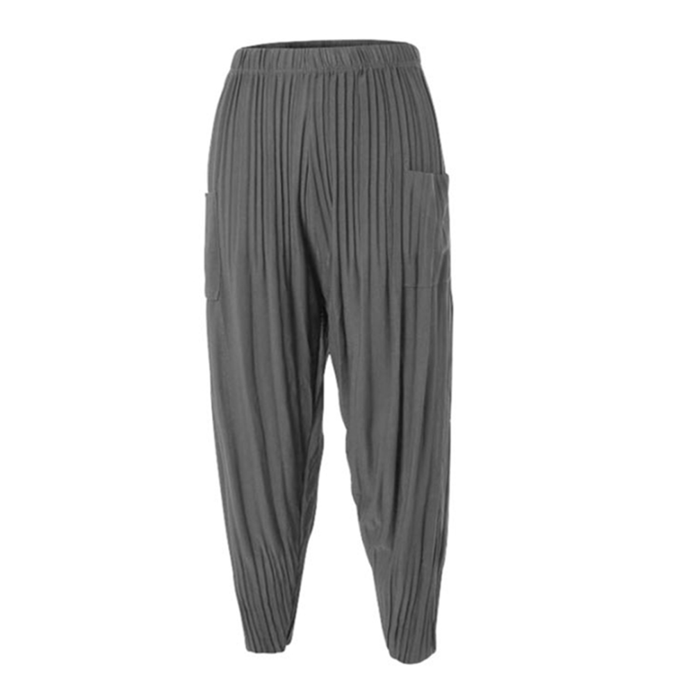 촌캉스룩 어르신 아줌마 바지 할매옷 할머니 고무줄 배기팬츠 - 상세 이미지 3