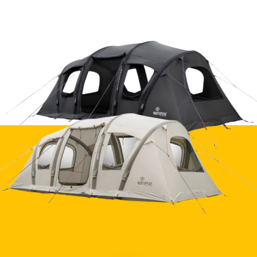 노스피크 모나 에어텐트 캠핑에어텐트 일체형 거실형 터널형 리빙쉘